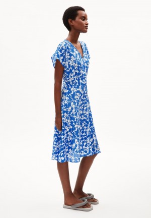 ARMEDANGELS AALBINE LAPIS Woven Dress Regular Fit made of TENCEL™ Lyocell Blankyt | OMUTQ3257