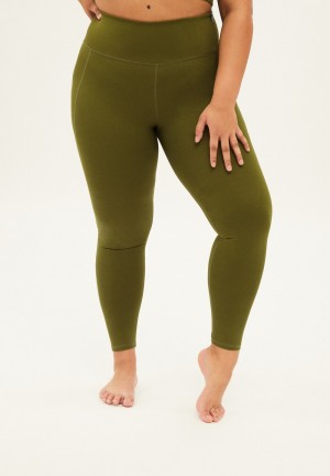 ARMEDANGELS AASANA LI Activewear Leggings made of Polyamide Mix (recycled) Avocado | OHGUE3206