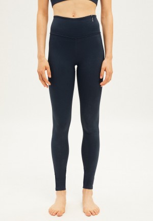 ARMEDANGELS AASANA LI Activewear Leggings made of Polyamide Mix (recycled) Indigo | CKWSA9532