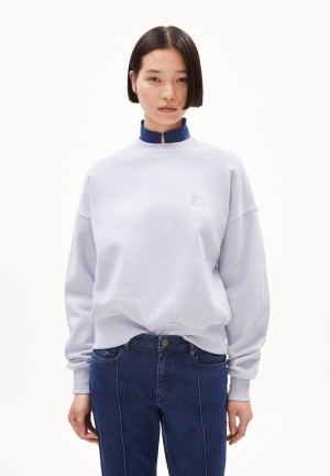 ARMEDANGELS ALIZAA Sweatshirt Oversized Fit made of Organic Cotton Morning Sky | CMTJF1975