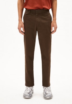 ARMEDANGELS ALVAARO PREMIUM Chino Pants made of Organic Cotton Mix Earth | TXYPW2465