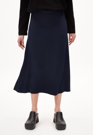 ARMEDANGELS ARAACE Woven Skirt Regular Fit made of TENCEL™ Lyocell Night Sky | LAKCF9810