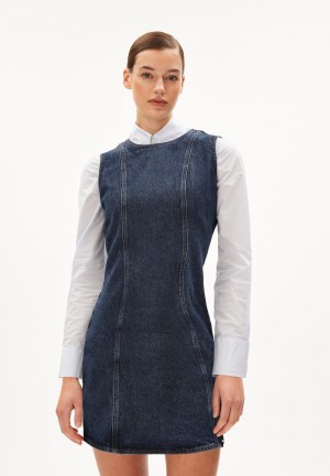 ARMEDANGELS ENUYAA Denim Dress Regular Fit made of TENCEL™ Lyocell Mix Blankyt | DGSZJ0641