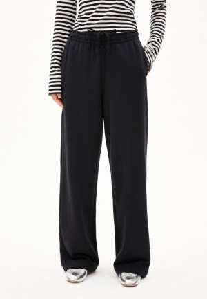 ARMEDANGELS IVAARA Sweat Pants made of Organic Cotton Černé | ROWLD7958