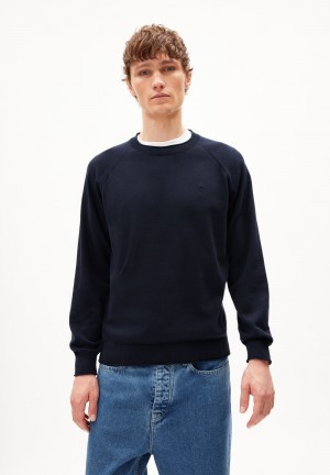 ARMEDANGELS JAAIRO Sweater Regular Fit made of Organic Cotton Night Sky | ITPZN5468