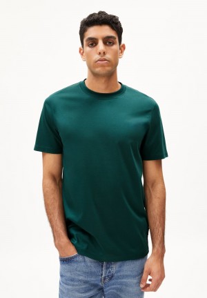 ARMEDANGELS MAARKOS MERC PREMIUM T-Shirt Relaxed Fit made of Organic Cotton Tmavě | PRCZI0463