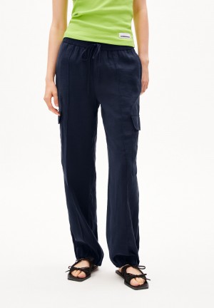 ARMEDANGELS TARAANEHAA Woven Pants made of TENCEL™ Modal Mix Night Sky | CXPAS1632