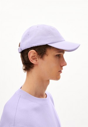 ARMEDANGELS YENAAS BOLD Cap made of Organic Cotton Levandule Světle | ZUBHT2639