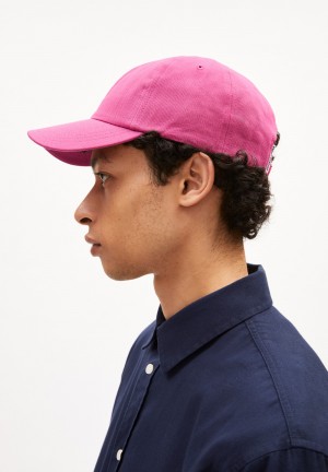 ARMEDANGELS YENAAS BOLD Cap made of Organic Cotton Crushed Berry | EJUHF0387