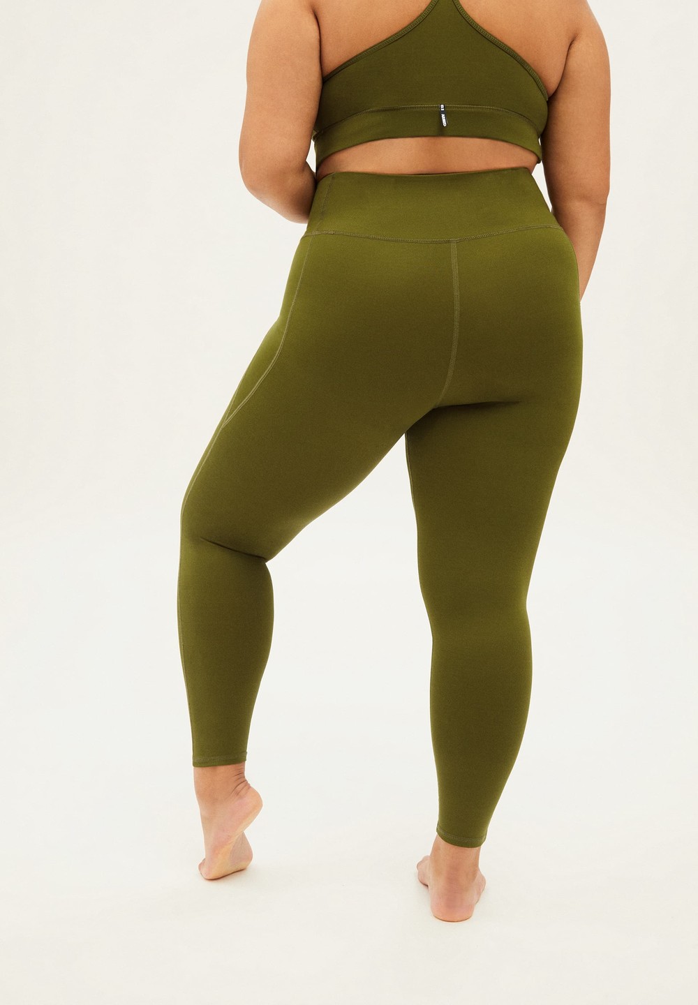 ARMEDANGELS AASANA LI Activewear Leggings made of Polyamide Mix (recycled) Avocado | OHGUE3206