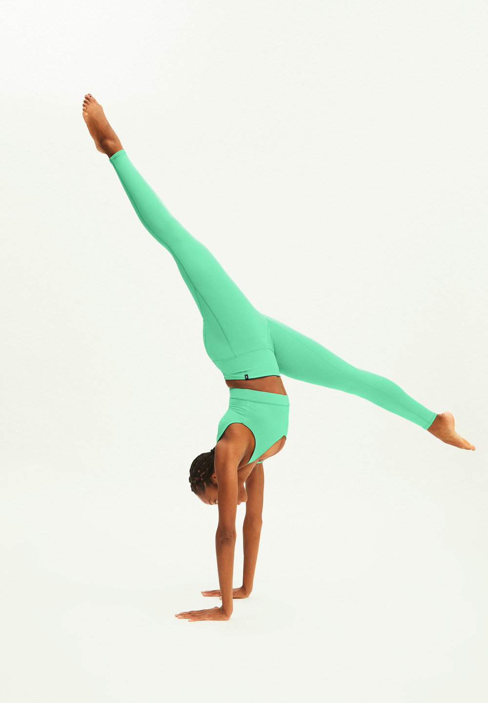 ARMEDANGELS AASANA LI Activewear Leggings made of Polyamide Mix (recycled) Bright Lime-indigo | KVHRQ3594