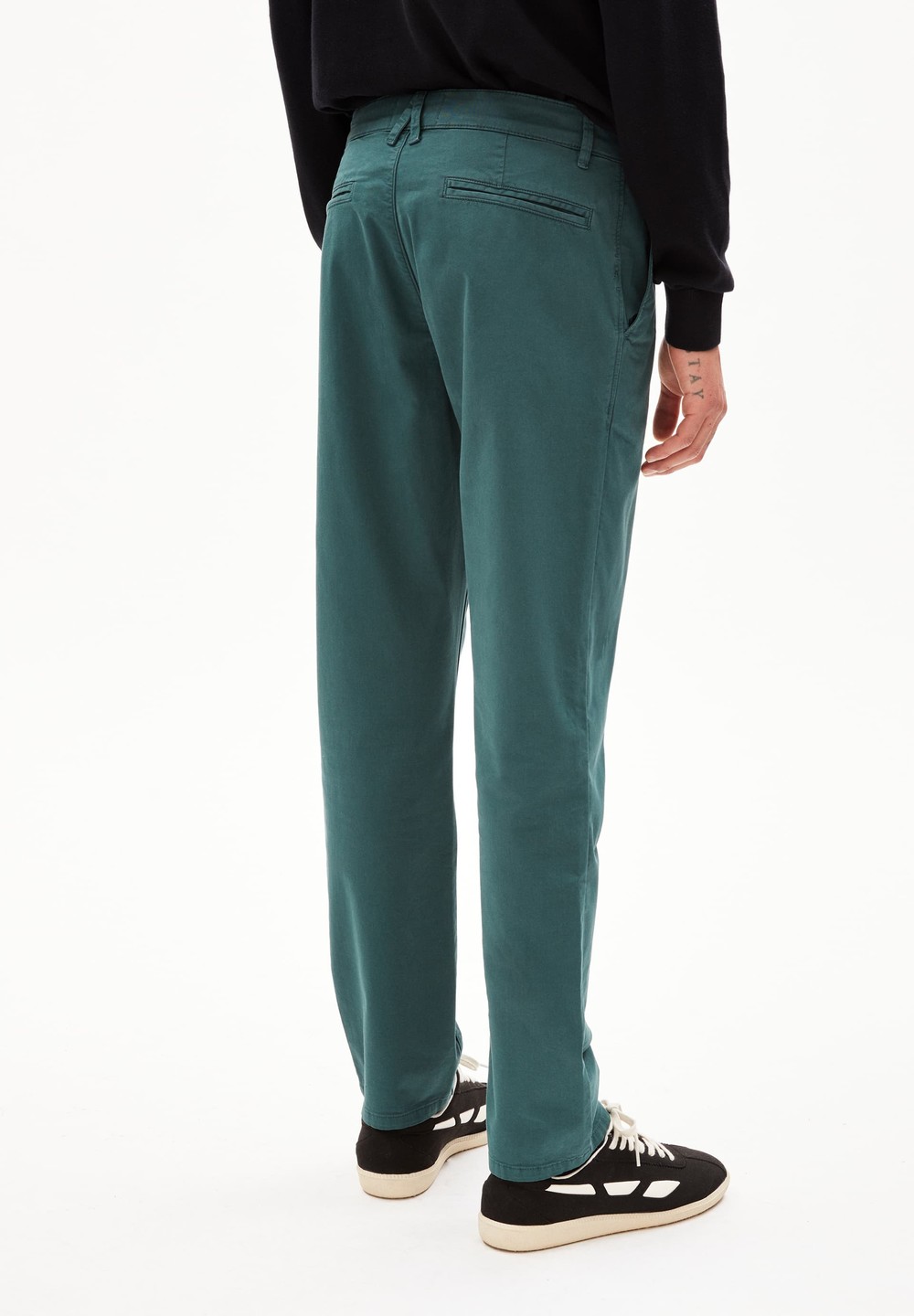 ARMEDANGELS AATHAN Chino Pants made of Organic Cotton Mix Tmavě | FQCNY1965