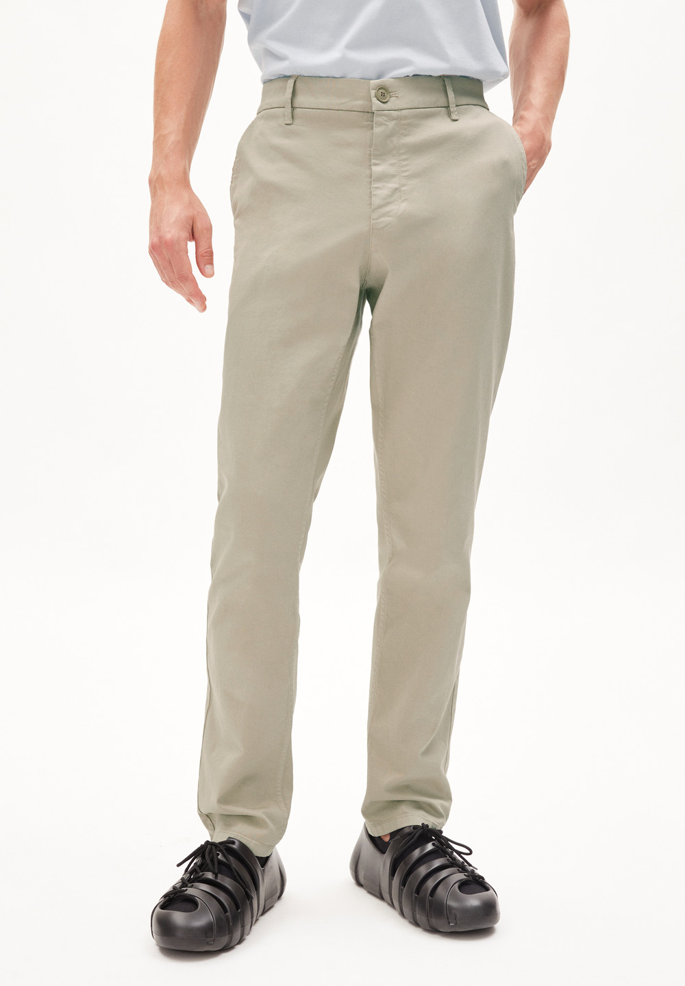 ARMEDANGELS AATHAN Chino Pants made of Organic Cotton Mix Sand Stone | JLMDB9854