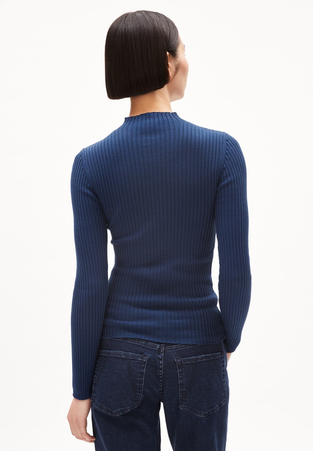 ARMEDANGELS ALAANIA Sweater Slim Fit made of Organic Cotton Indigo | GQJPB2865