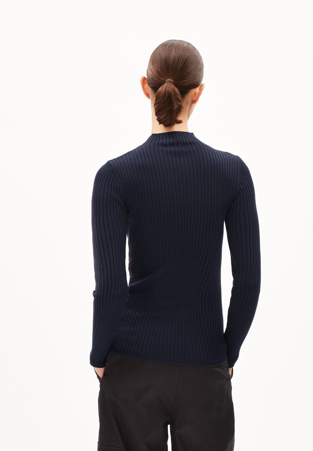 ARMEDANGELS ALAANIA Sweater Slim Fit made of Organic Cotton Night Sky | JSCDR3896