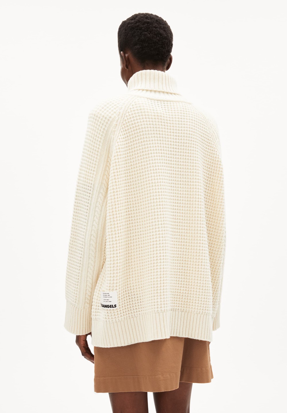 ARMEDANGELS AMALAA Sweater Oversized Fit made of Organic Wool Mix (recycled) Oatmilk | UPYFG1723