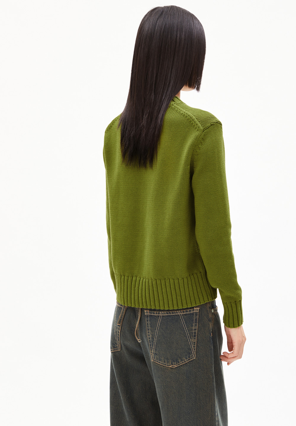 ARMEDANGELS AMALIAAS EREN COTTON Sweater Relaxed Fit made of Organic Cotton Tmavě | DJFHO0891