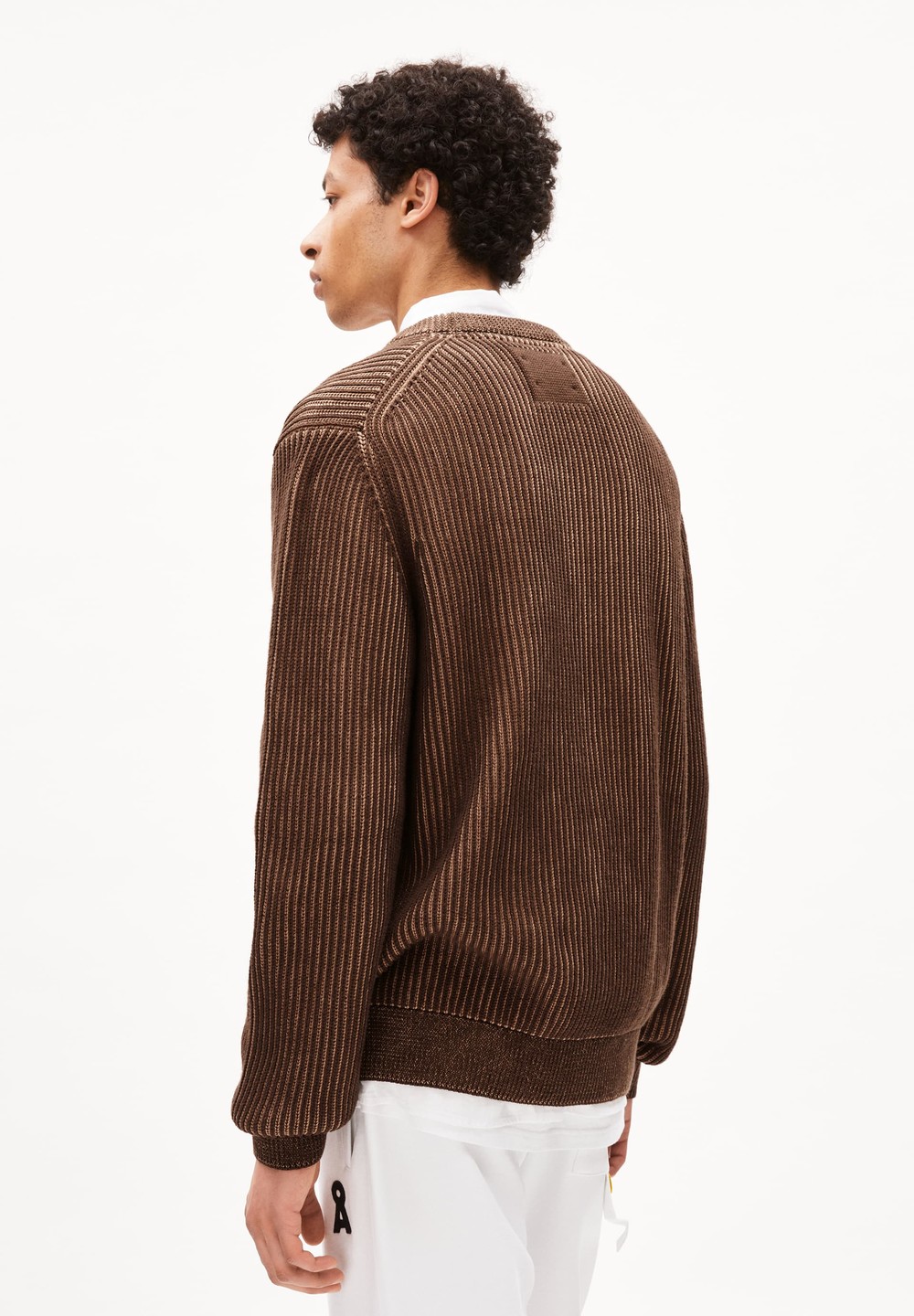 ARMEDANGELS ANDRAAS Sweater Regular Fit made of Organic Cotton Earth-cinnamon Dust | WDMOX2640