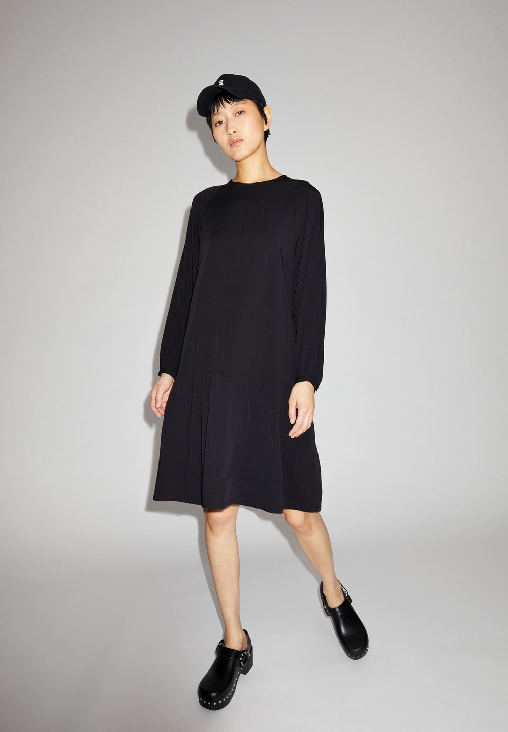 ARMEDANGELS ANINAA Woven Dress Regular Fit made of LENZING™ ECOVERO™ Viscose Černé | CJHAY5430