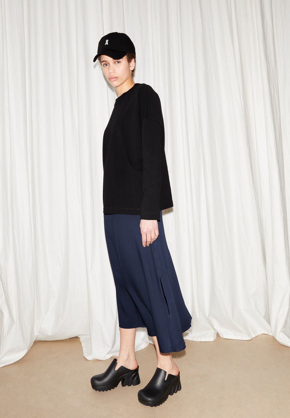 ARMEDANGELS ARAACE Woven Skirt Regular Fit made of TENCEL™ Lyocell Night Sky | LAKCF9810