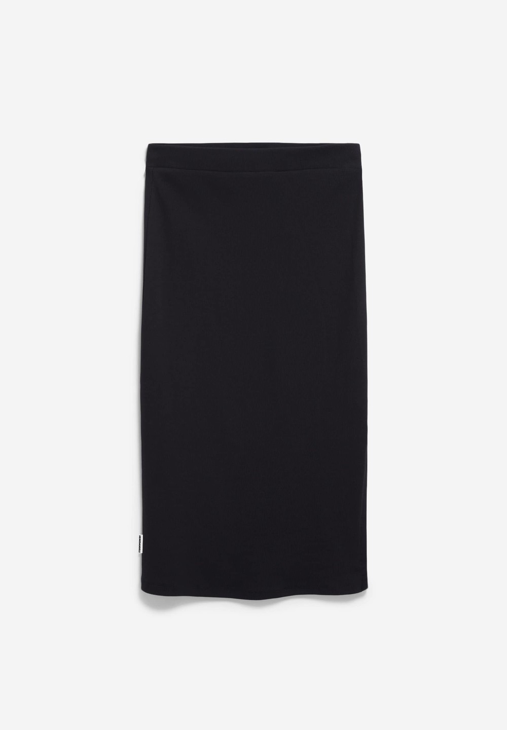 ARMEDANGELS AZITAA Rib-Jersey Skirt Slim Fit made of Organic Cotton Mix Černé | ZGCTR5348