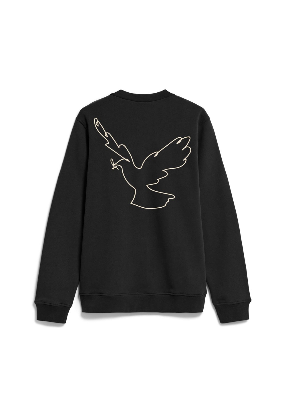 ARMEDANGELS BAARO NESTLING Sweatshirt Regular Fit made of Organic Cotton Mix Černé | XSWKB6751