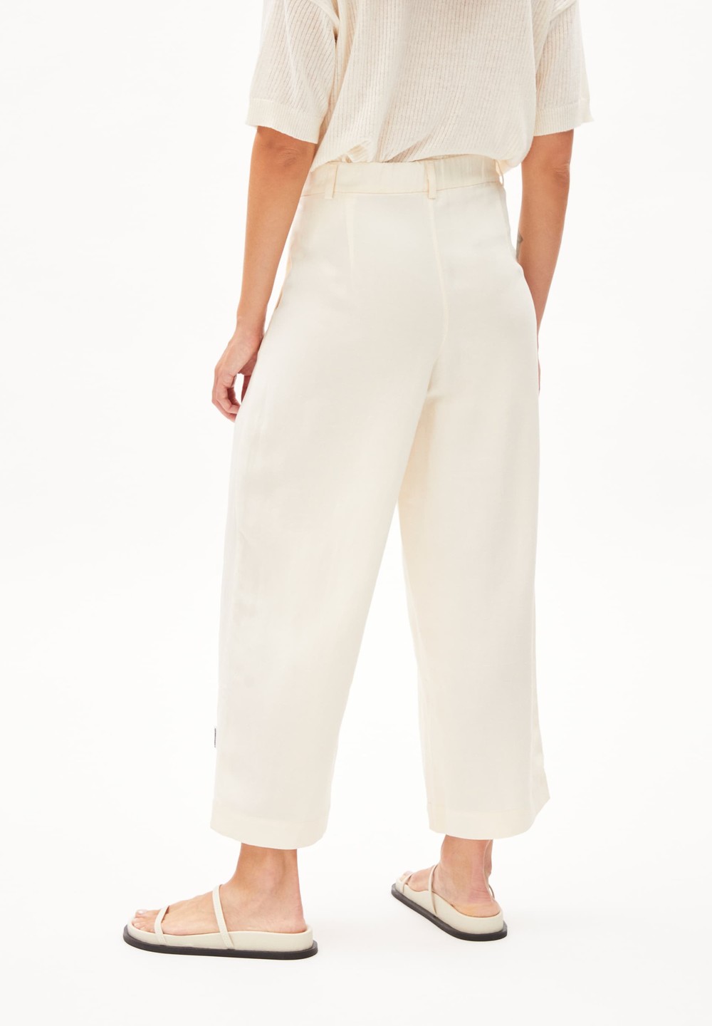 ARMEDANGELS CAARUNUS LINO Woven Pants made of Linen-Mix Oatmilk | QZDCF3406