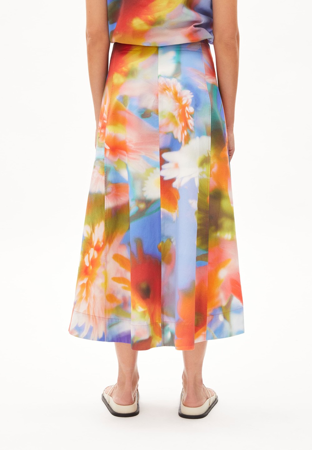 ARMEDANGELS DELIAA NOSTALGIAA Woven Skirt Regular Fit made of Organic Cotton Červené | IEVMR5071