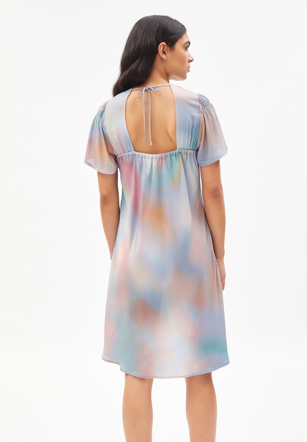 ARMEDANGELS DENISAA ATMOSPHERIC Woven Dress made of LENZING™ ECOVERO™ Peach Blossom | RXWZE5018