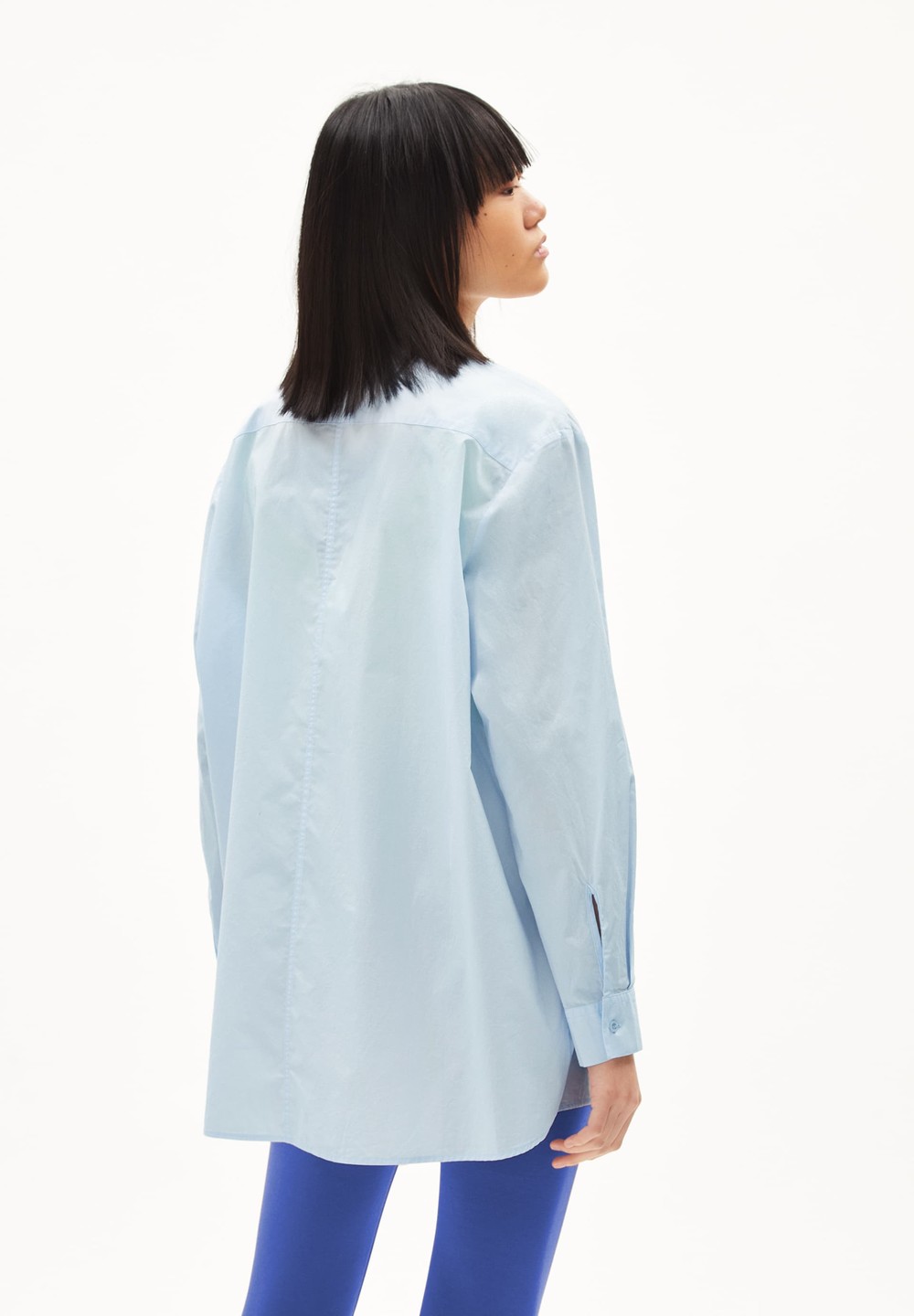 ARMEDANGELS EALGAA Blouse Loose Fit made of Organic Cotton Morning Sky | EVJAM1257