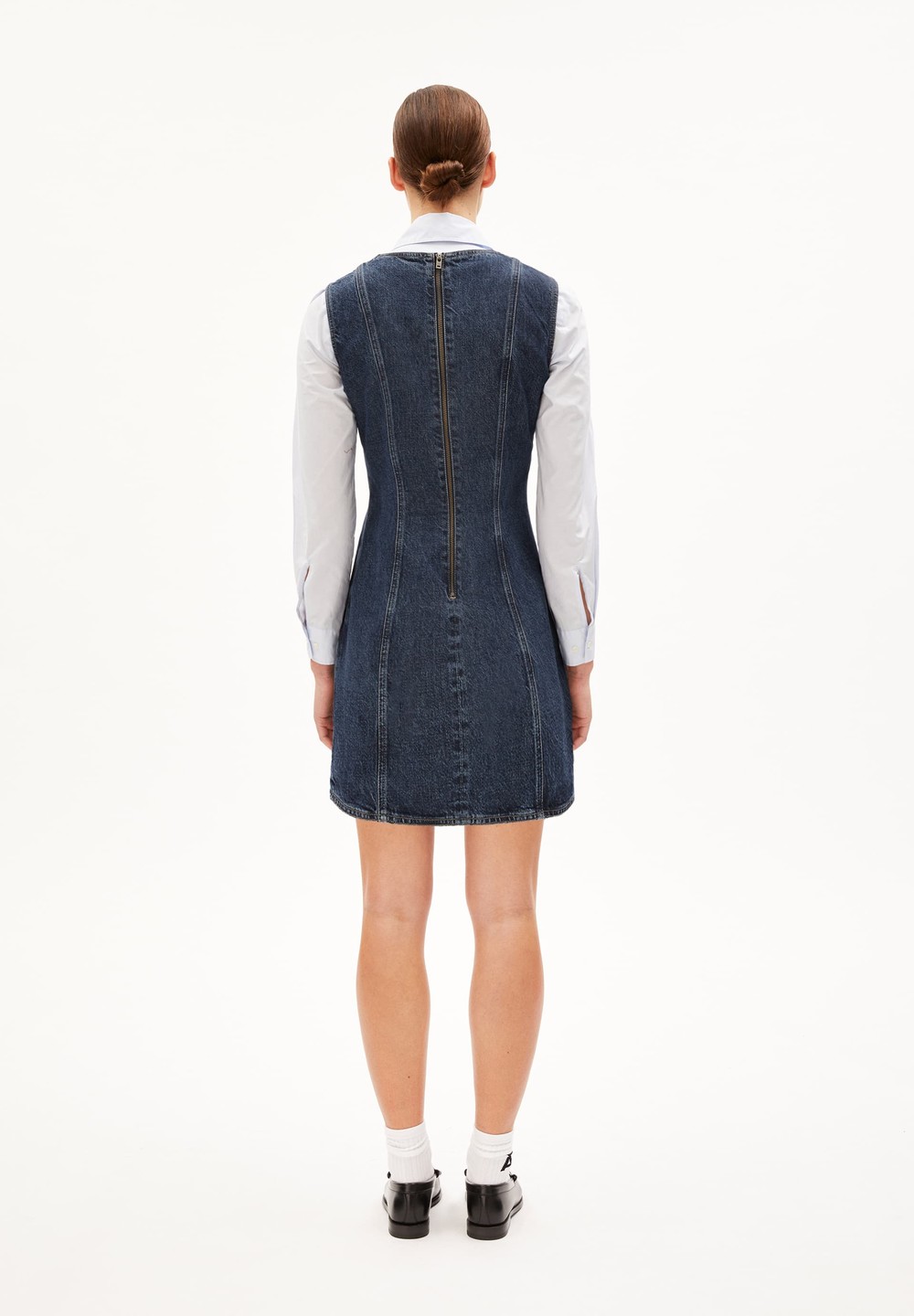 ARMEDANGELS ENUYAA Denim Dress Regular Fit made of TENCEL™ Lyocell Mix Blankyt | DGSZJ0641