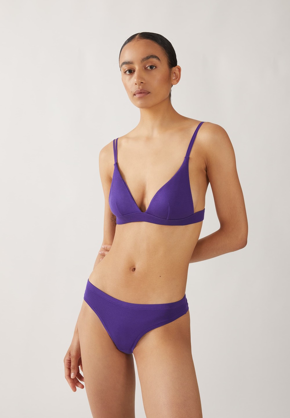 ARMEDANGELS FAARA String made of TENCEL™ Modal Mix Indigo | SCHNQ1604