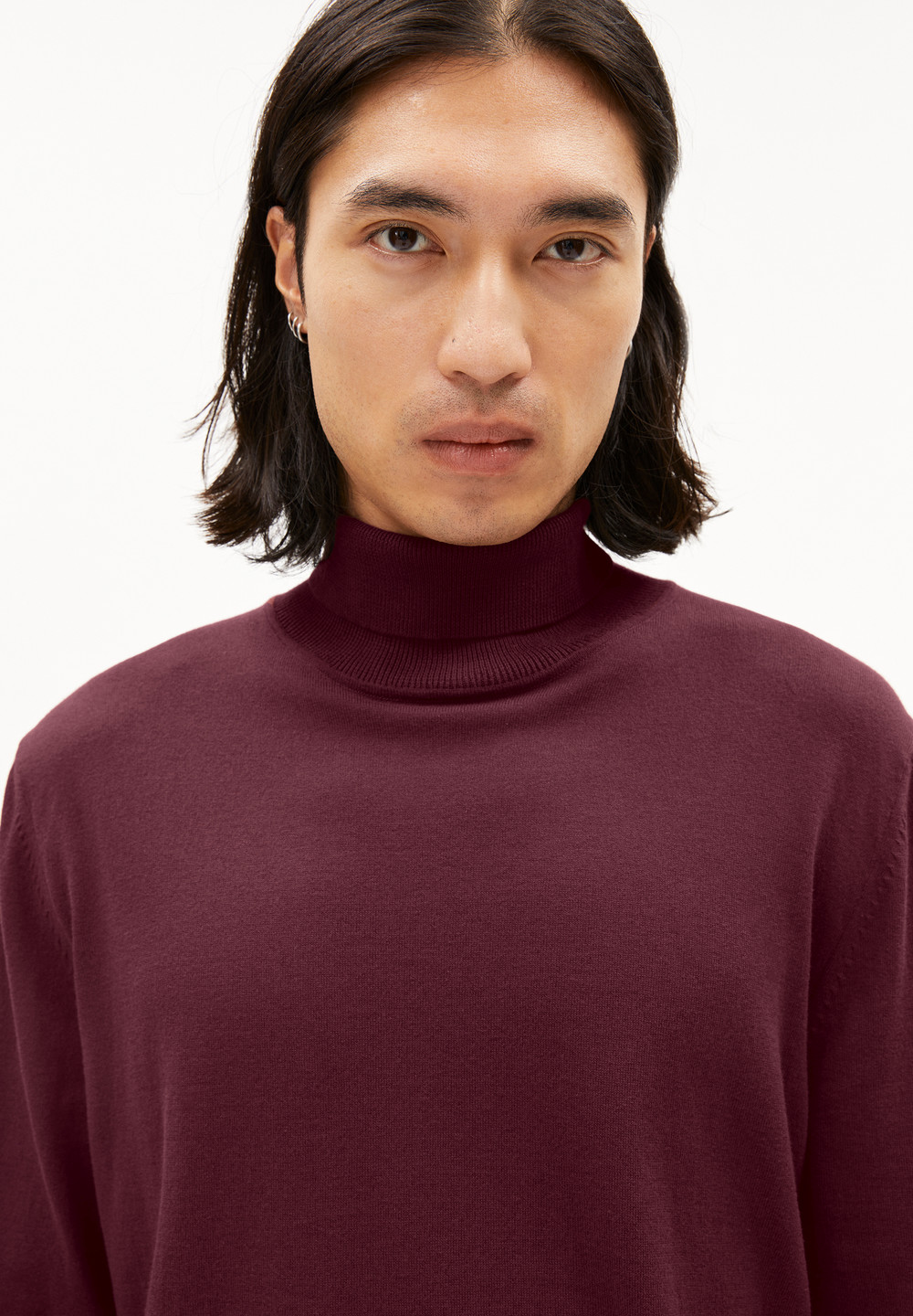 ARMEDANGELS GAARDO Sweater Regular Fit made of Organic Cotton Cranberry Juice | GNWMH4890