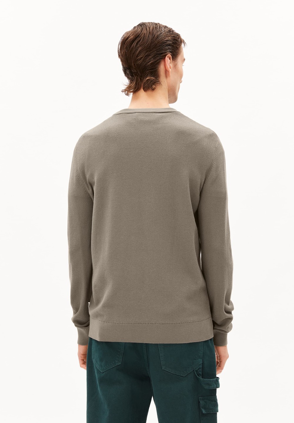 ARMEDANGELS GRAANOS Sweater Regular Fit made of Organic Cotton Muddy Water | JRTLO9742