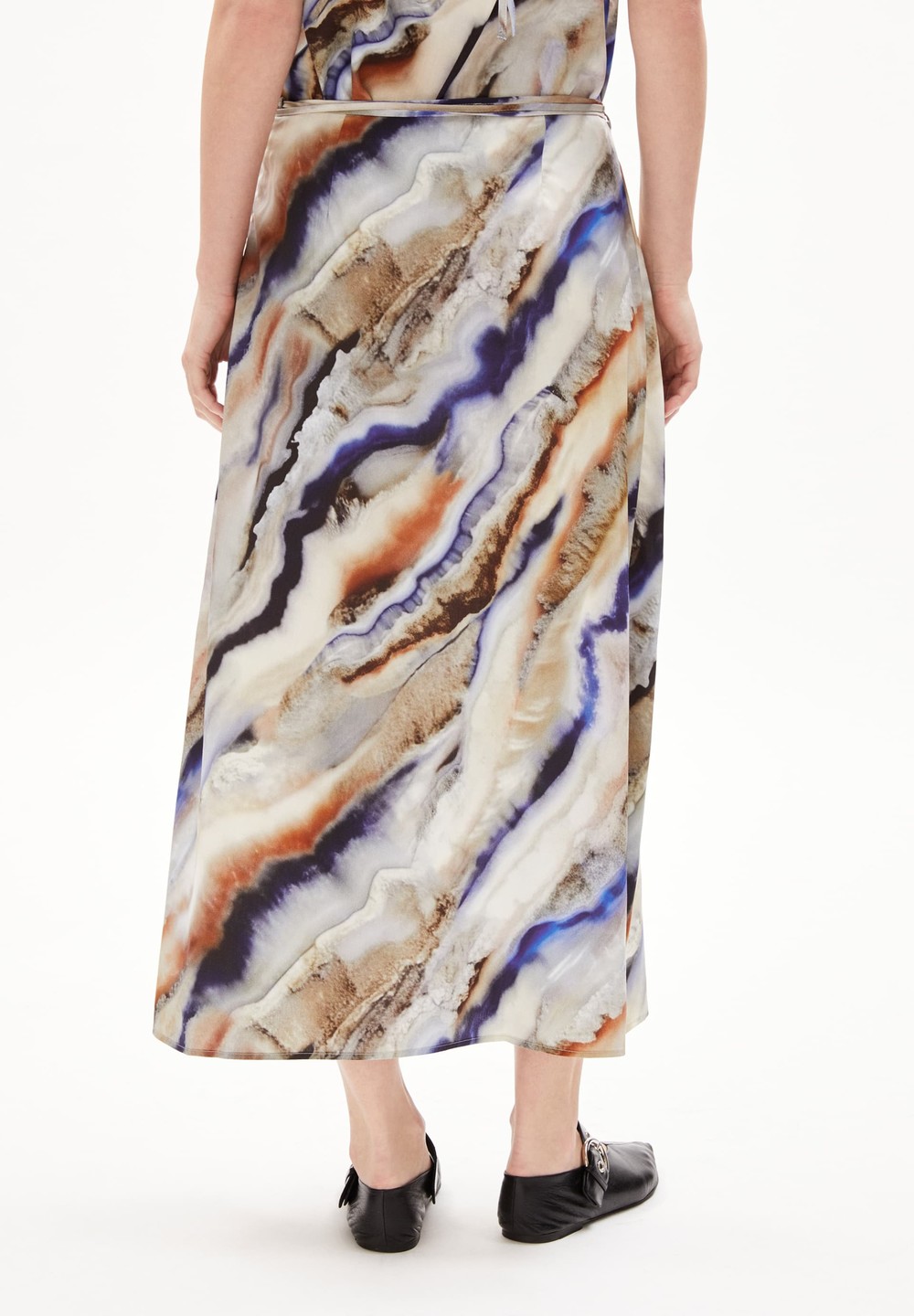 ARMEDANGELS GRAATIA PÄRLAA Woven Skirt Regular Fit made of TENCEL™ Lyocell Mix Cinnamon Dust | XCOFV3946