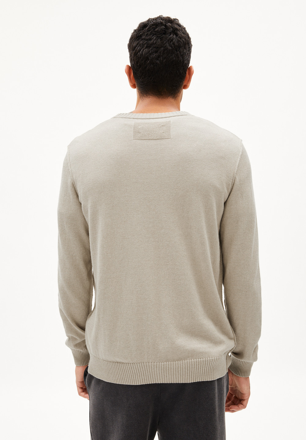 ARMEDANGELS HORAACIOS Sweater Regular Fit made of Organic Merino Wool Mix Sand Stone | XHJFS3975