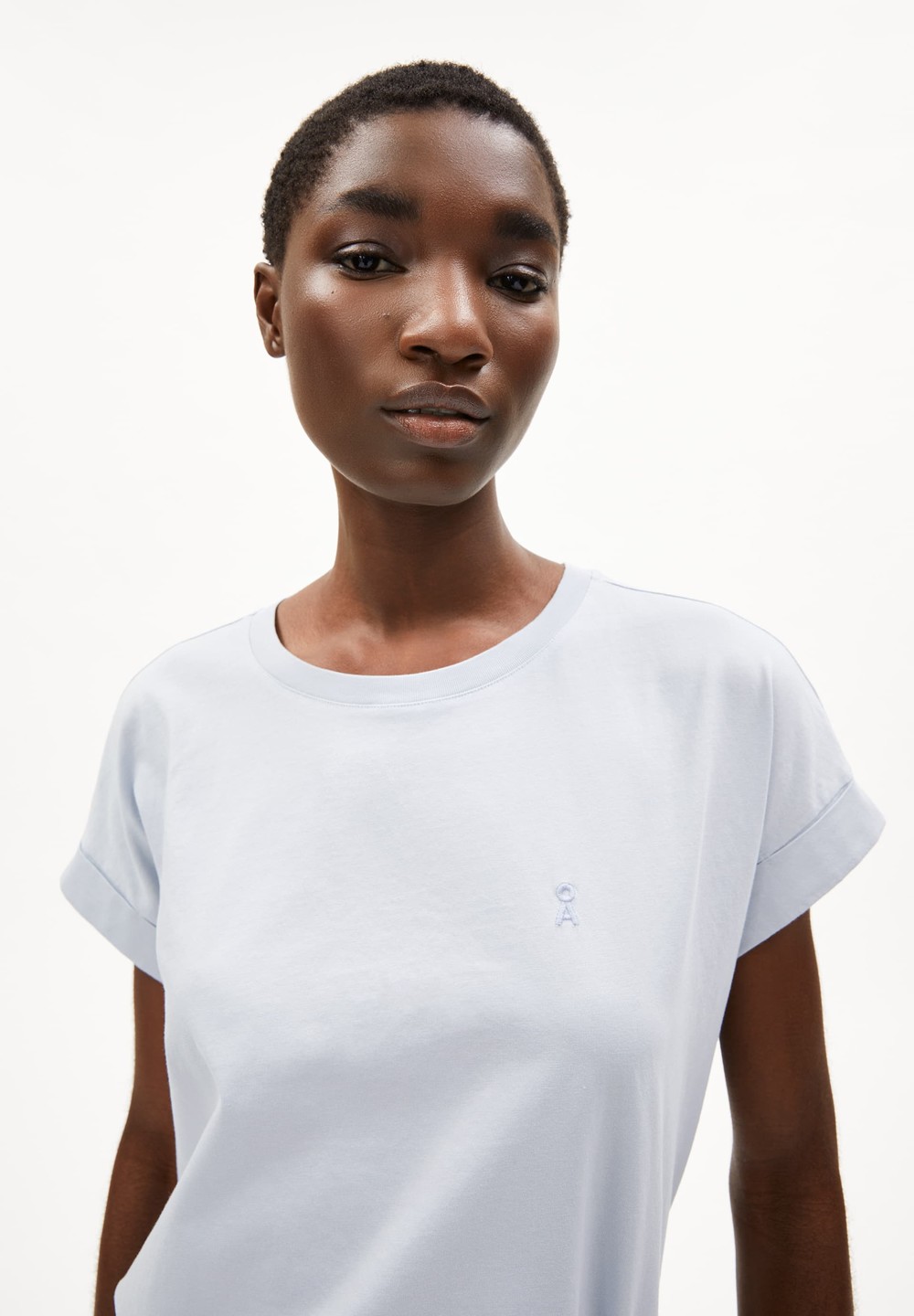 ARMEDANGELS IDAARA T-Shirt Loose Fit made of Organic Cotton Morning Sky | NYXKT6581