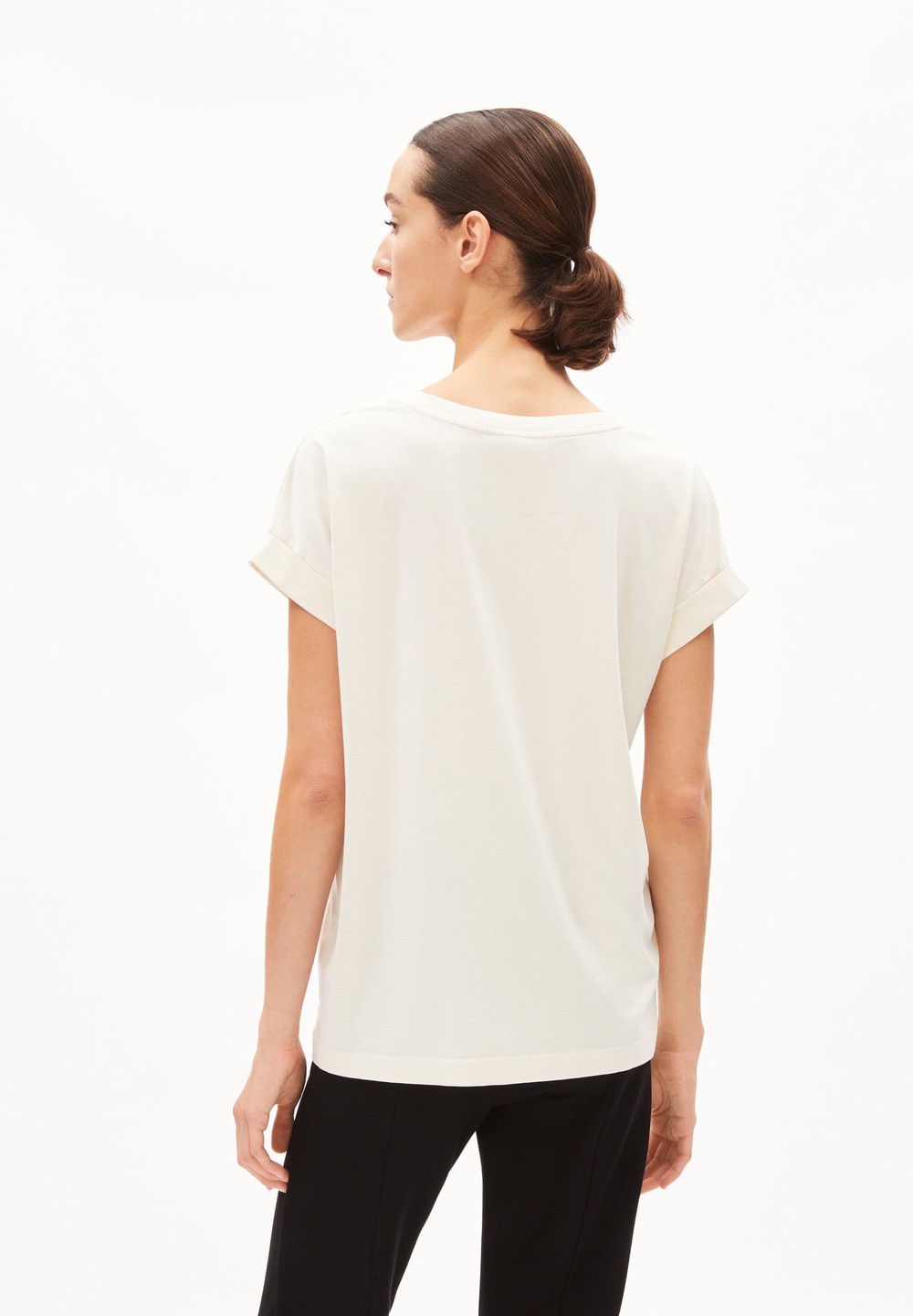 ARMEDANGELS IDAARA T-Shirt Loose Fit made of Organic Cotton Undyed | CADNF6830