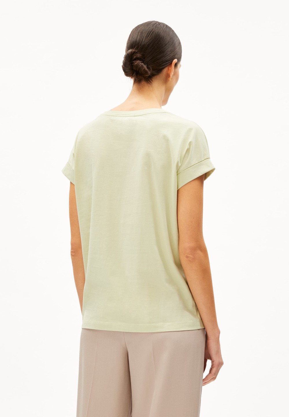 ARMEDANGELS IDAARA T-Shirt Loose Fit made of Organic Cotton Zelene | BPKRT2593