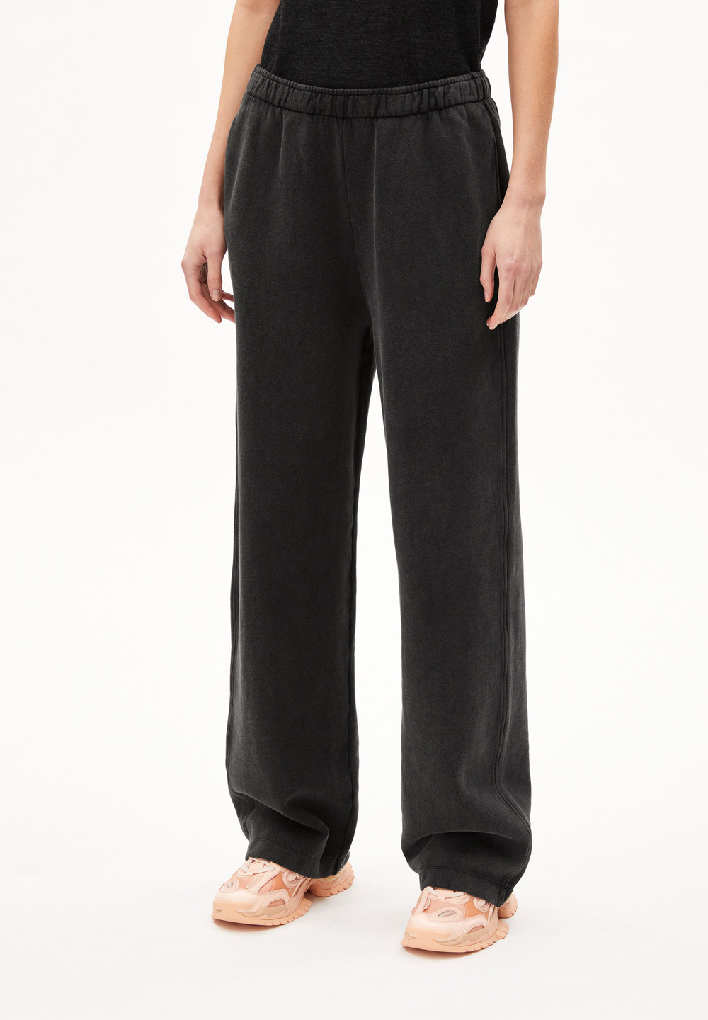 ARMEDANGELS IVAARA WASH Sweat Pants made of Organic Cotton Černé | JVXMY6749