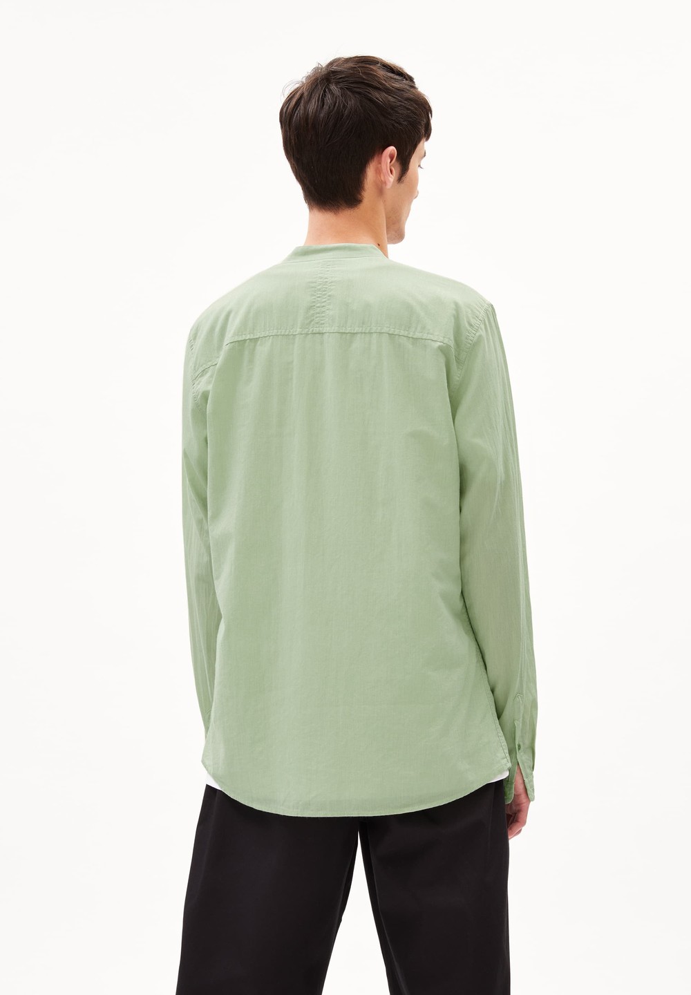 ARMEDANGELS JAACKO Shirt made of Organic Cotton Zelene | GWSLO6918