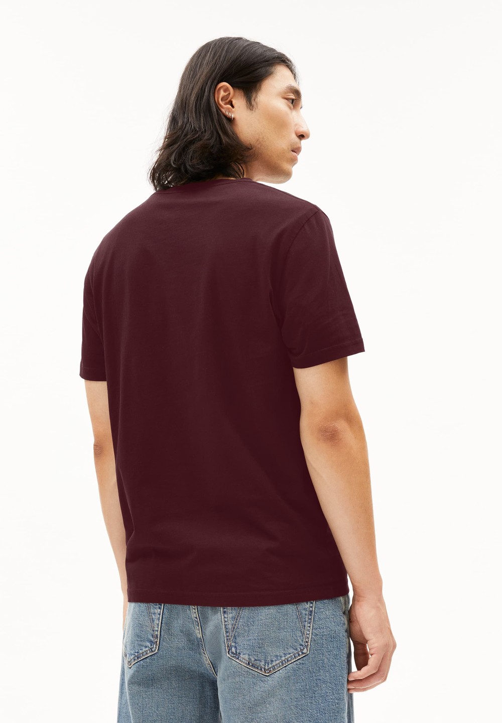 ARMEDANGELS JAAMES T-Shirt Regular Fit made of Organic Cotton Cranberry Juice | EBOSG8159