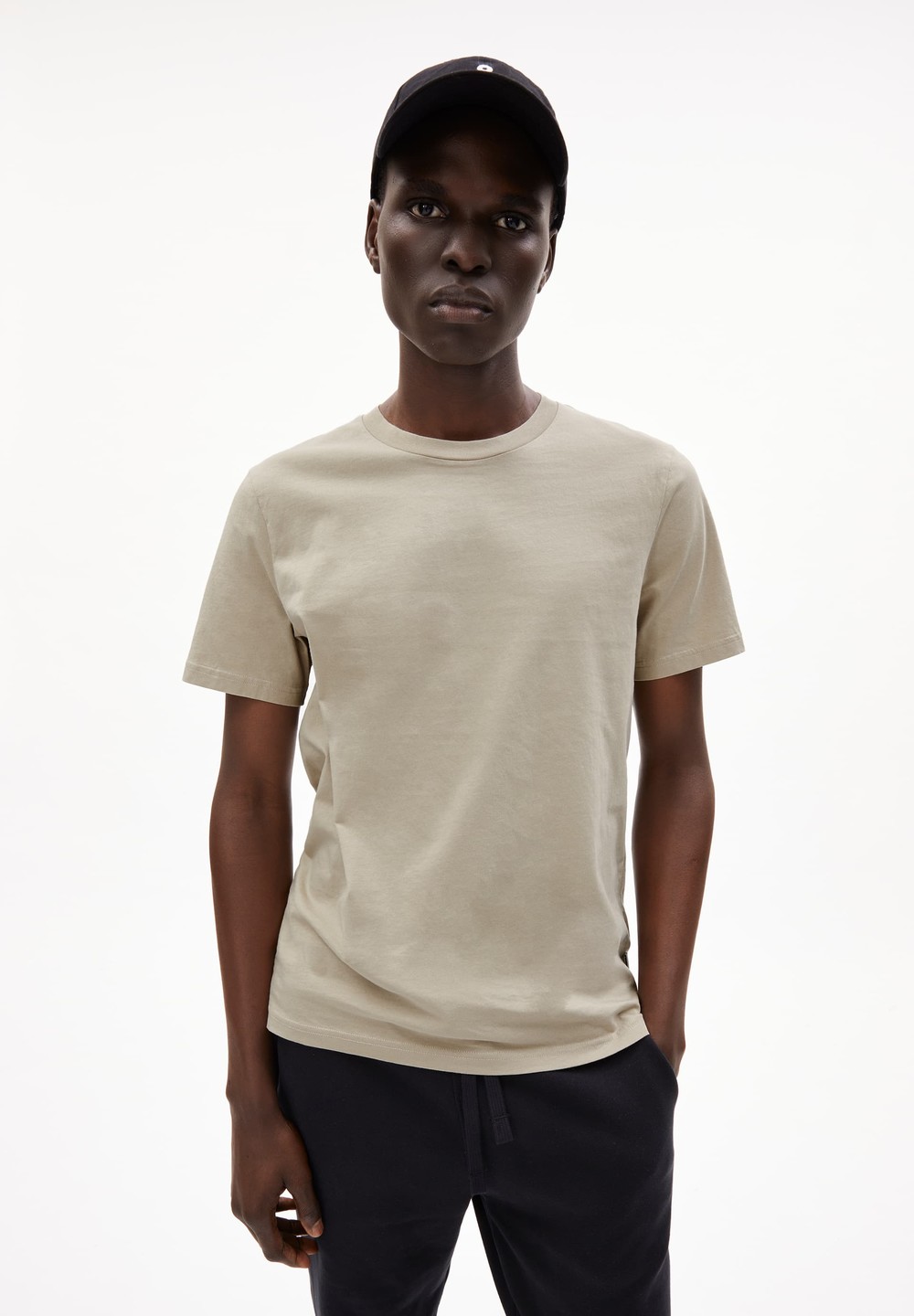 ARMEDANGELS JAAMES T-Shirt Regular Fit made of Organic Cotton Sand Stone | FOUHR3152