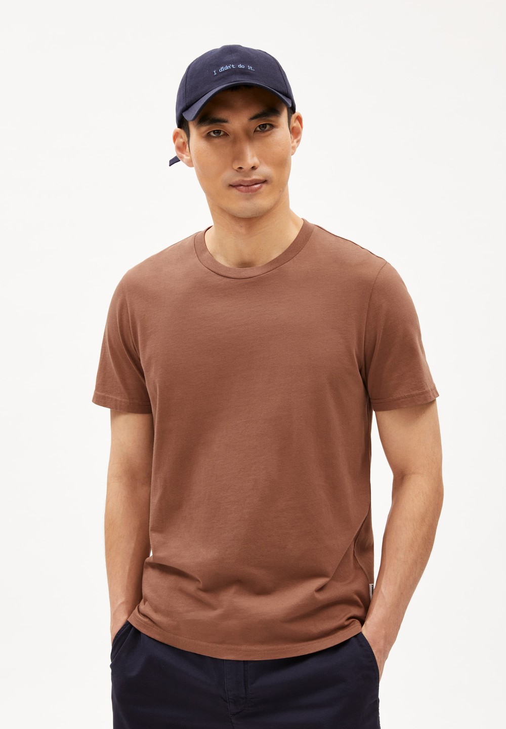 ARMEDANGELS JAAMES T-Shirt Regular Fit made of Organic Cotton Nutshell | MWEKR4962