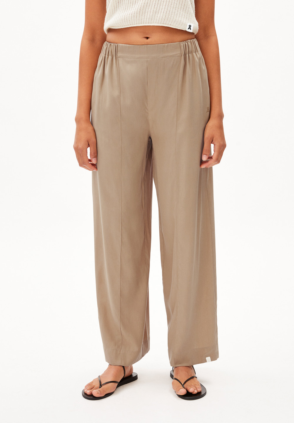 ARMEDANGELS JONVAALIE Woven Pants made of TENCEL™ Lyocell Mix Cinnamon Dust | UWYHL0695