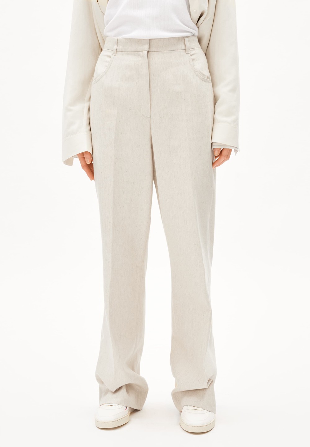 ARMEDANGELS JUMAA STRAIGHT LINO Woven Pants made of Linen-Mix Linen | CKBQA0583