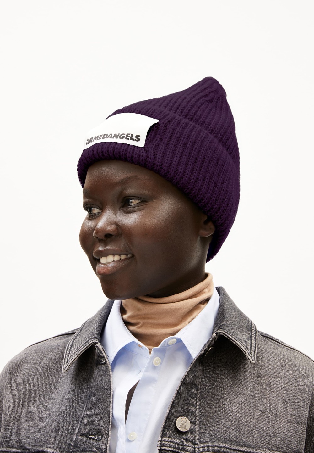 ARMEDANGELS KAYAAS SOFT Beanie made of Merino-Wool Mix Blankyt | FRJPG2576