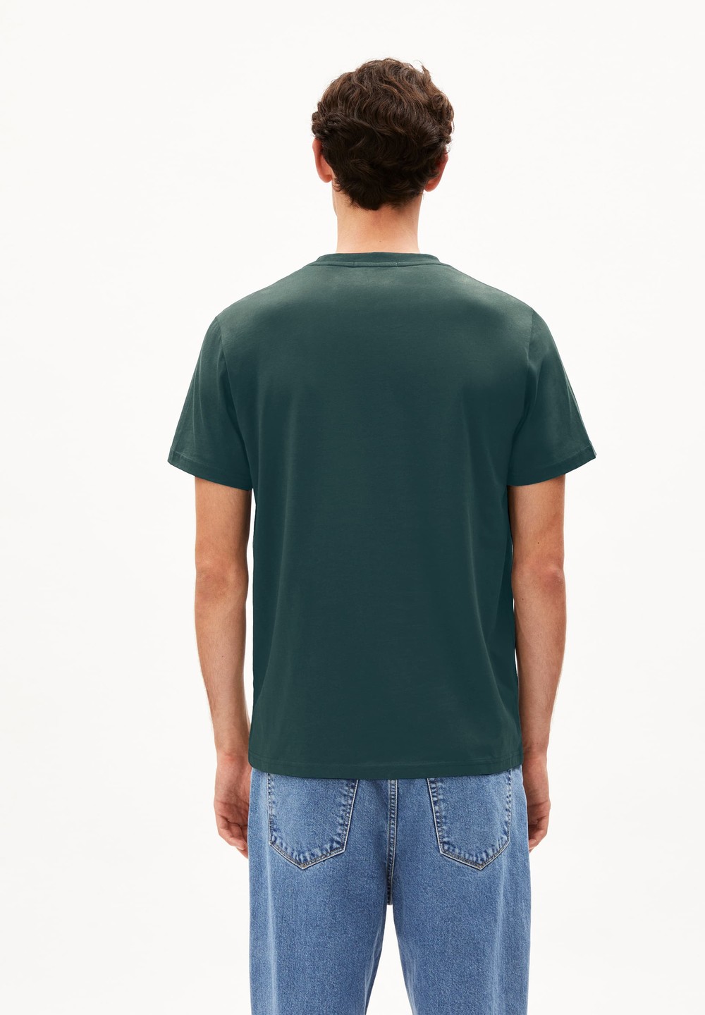 ARMEDANGELS LAARON Heavyweight T-Shirt Relaxed Fit made of Organic Cotton Tmavě | QEKMC1273