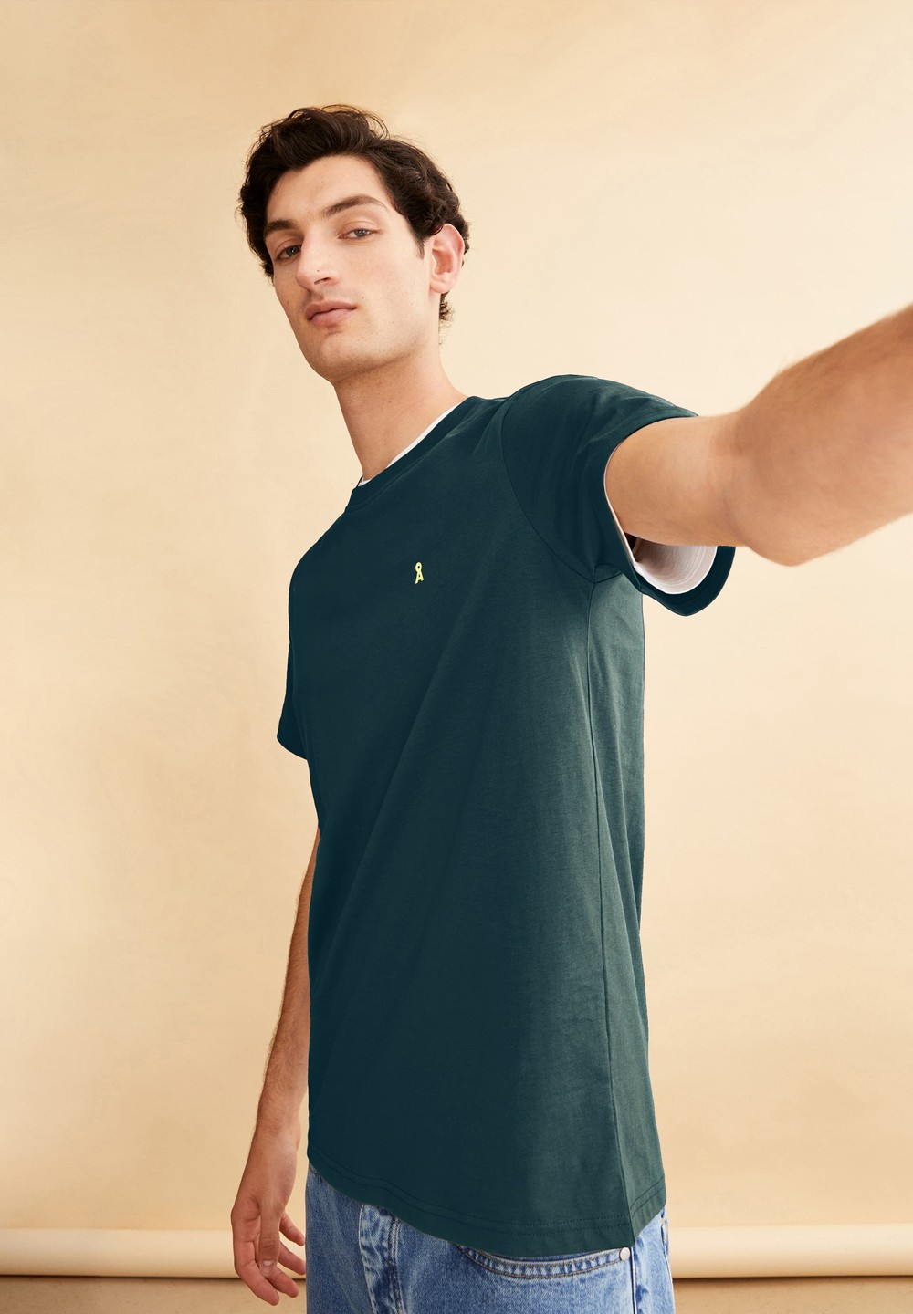 ARMEDANGELS LAARON Heavyweight T-Shirt Relaxed Fit made of Organic Cotton Tmavě | QEKMC1273