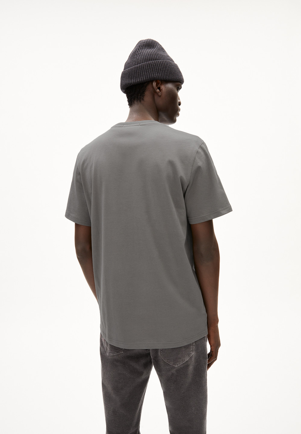 ARMEDANGELS LAARON Heavyweight T-Shirt Relaxed Fit made of Organic Cotton Iron Cast | OTGEZ1930